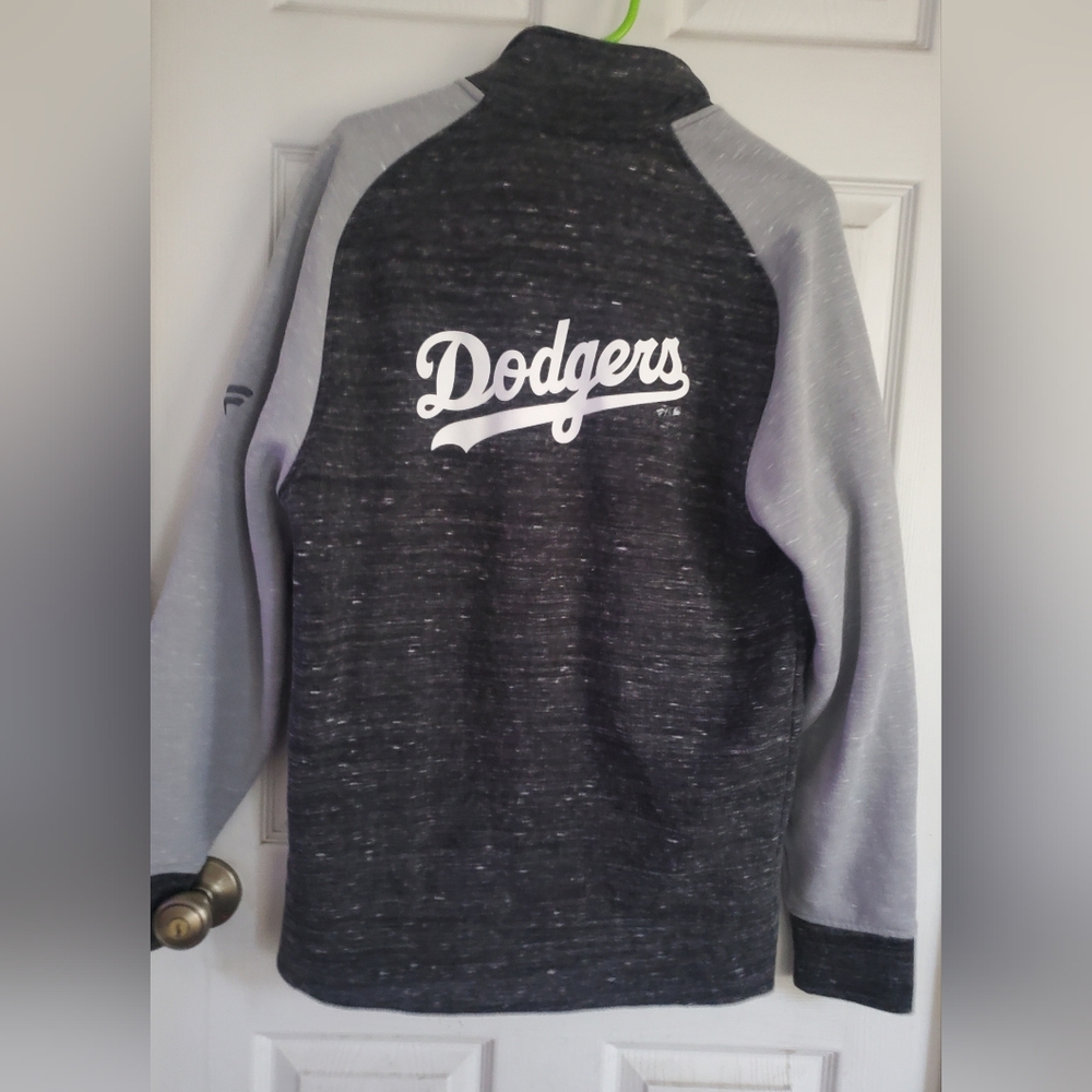Los Angeles Dodgers Fanatic Full Zip Sweatshirt Jacket, Size Mesium